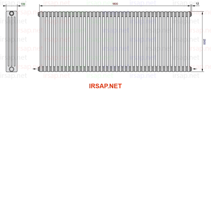 Радиатор IRSAP Tesi 42000/40 T08 CL 01